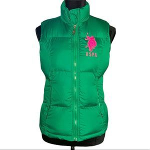 NWOT Womens US Polo puffer vest